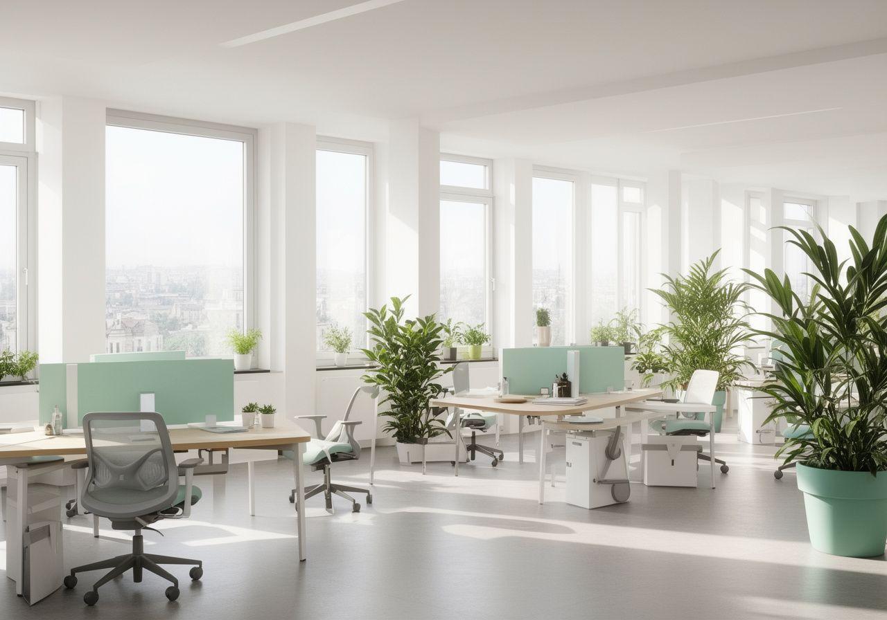 Sauberes modernes Büro in Wien